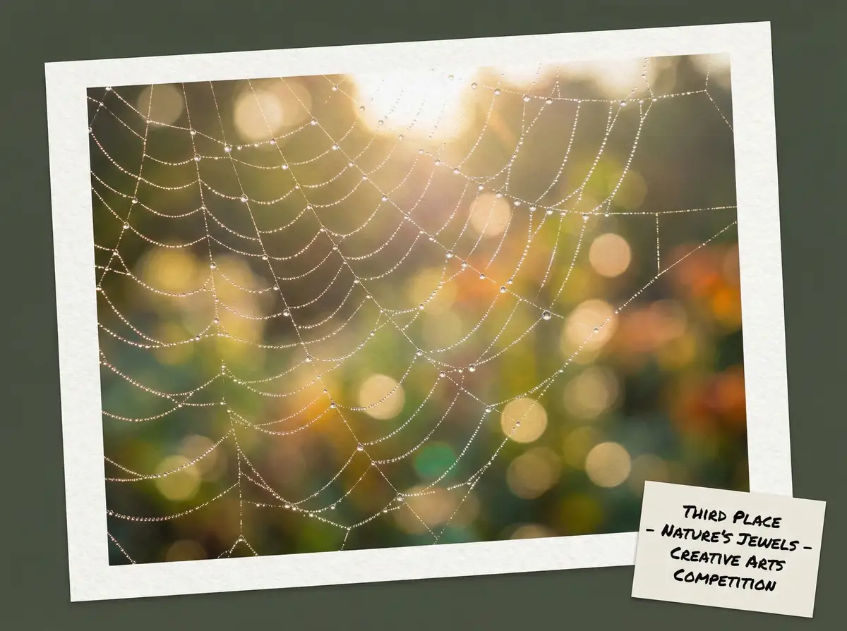 今日大赛 季军作品 - 晨露微光自然微距